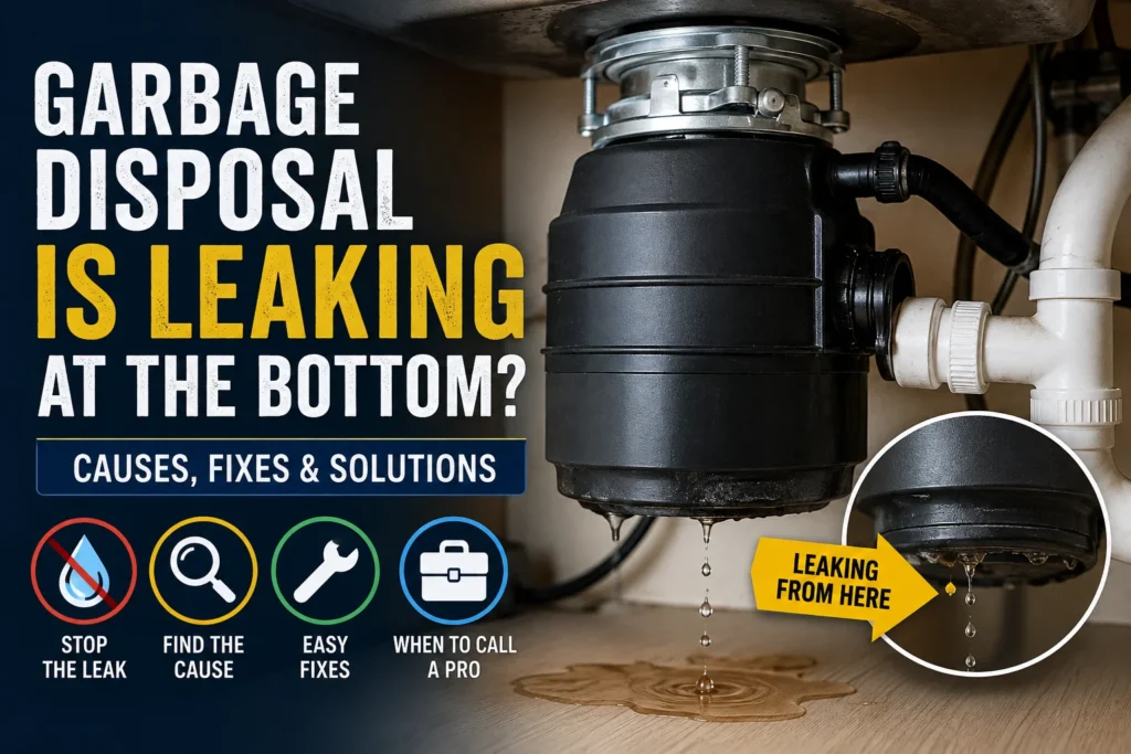 Garbage Disposal Leaking at the Bottom